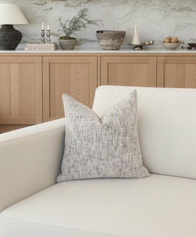 HOMFINER decorative pillow cover on couch; versatile styling for modern living rooms