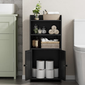 Homhedy cabinet side view showing slim profile for small spaces.