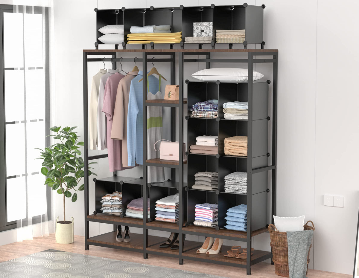 HOMIDEC 12-cube storage with ABS connectors ensures a secure lock.