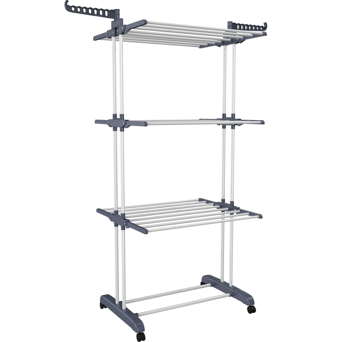 Homidec bottom layer holds shoes or larger items.