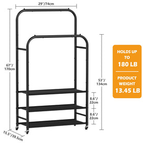 HOMIDEC compact footprint fits bedrooms and balconies for space-saving organization.