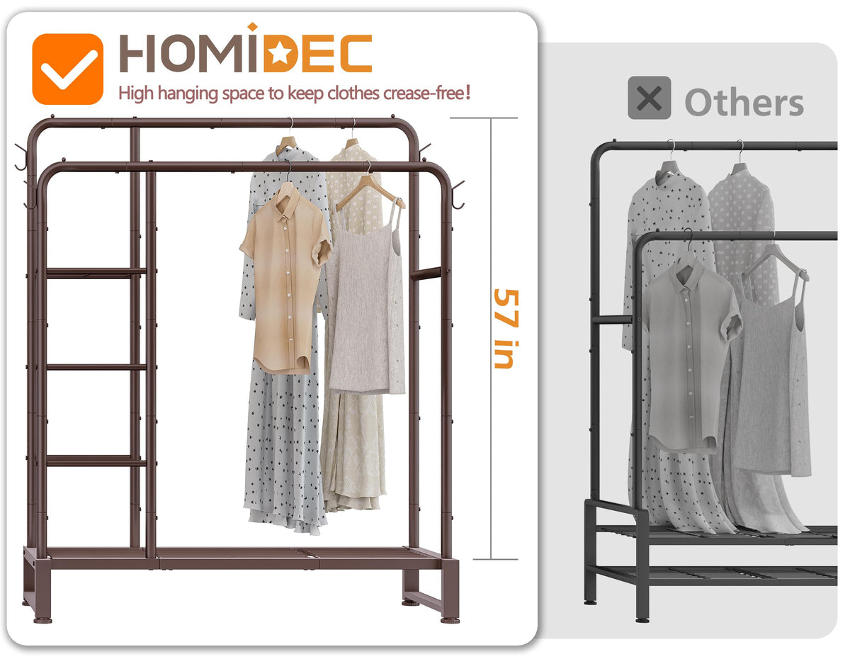 HOMIDEC Dimensions help plan room layout and placement.