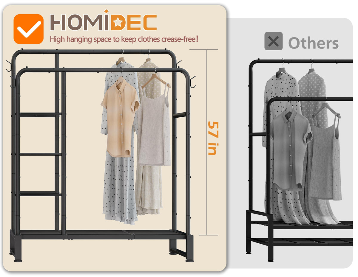 HOMIDEC packaging includes tools and clear instructions