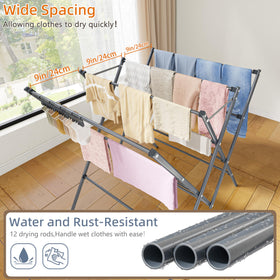 HOMIDEC folding-design makes setup and storage quick and easy.