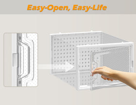 HOMIDEC durable PP material is waterproof and easy to wipe clean.