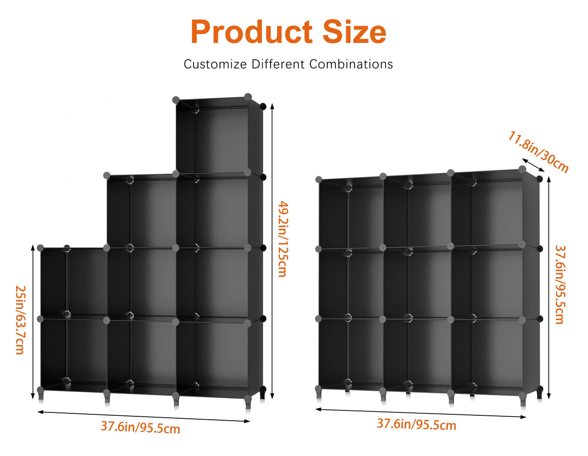 HOMIDEC portable-storage-flexibility demonstrates removable sections for custom shapes.