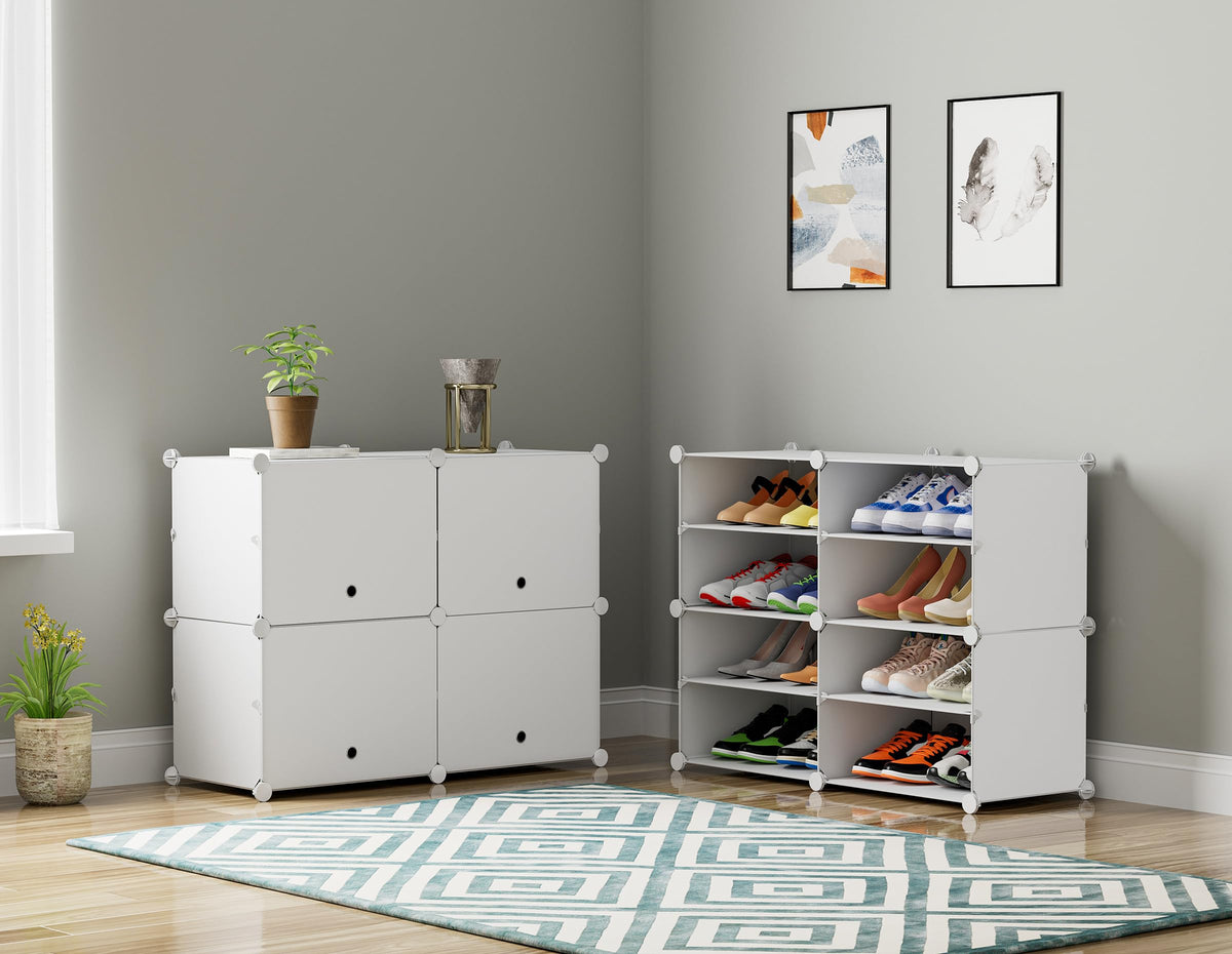 homidec dimensions image showing compact closet footprint.