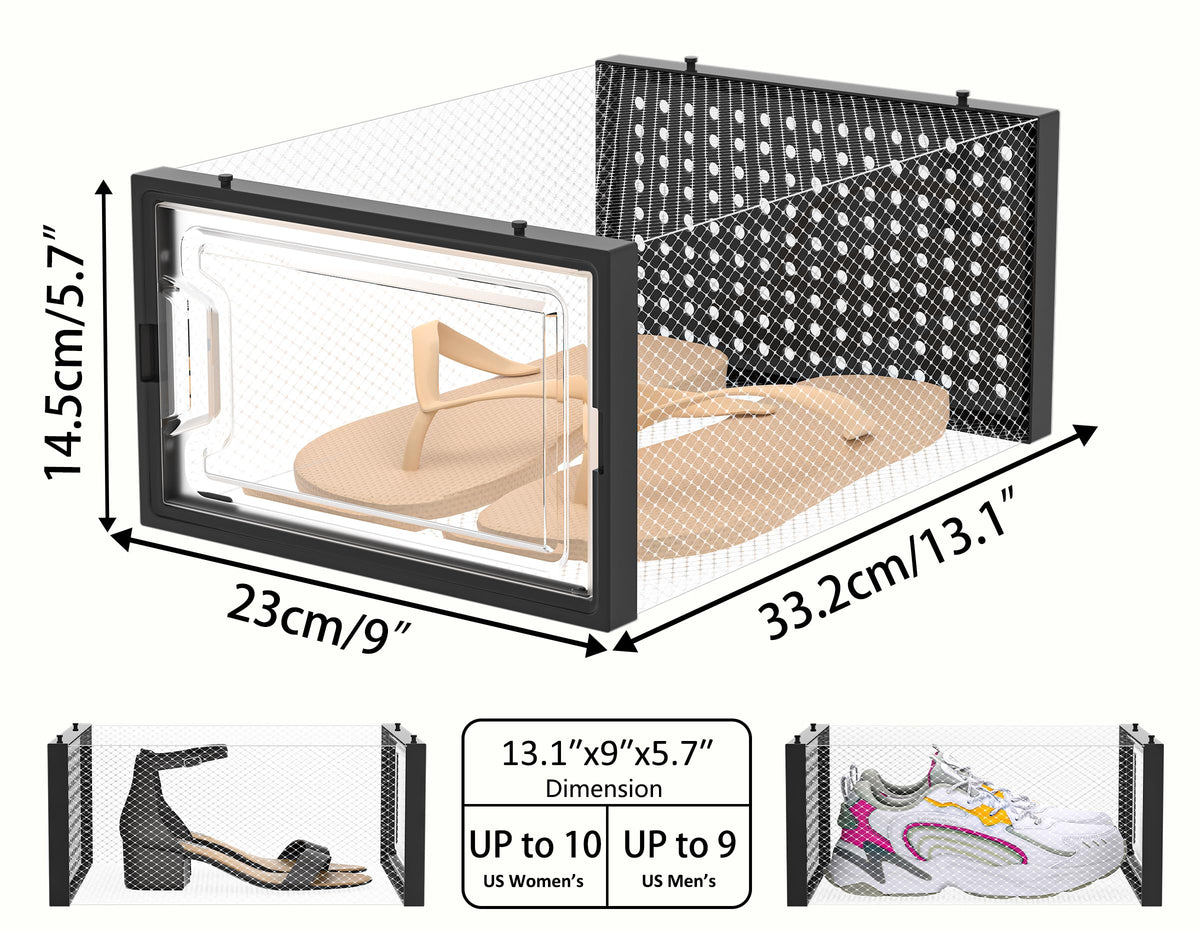 HOMIDEC dustproof breathable vented boxes promote airflow and reduce odor.