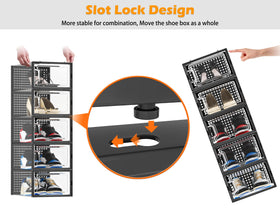 HOMIDEC foldable design allows collapsing boxes when not in use.