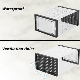 HOMIDEC durable PP material ensures long-lasting storage for shoes.