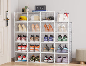 HOMIDEC space-saving design fits into closets, under beds