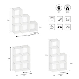 HOMIDEC compact 6-cube unit saves space in small rooms