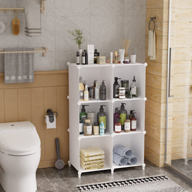 HOMIDEC entryway storage solution keeps belongings organized