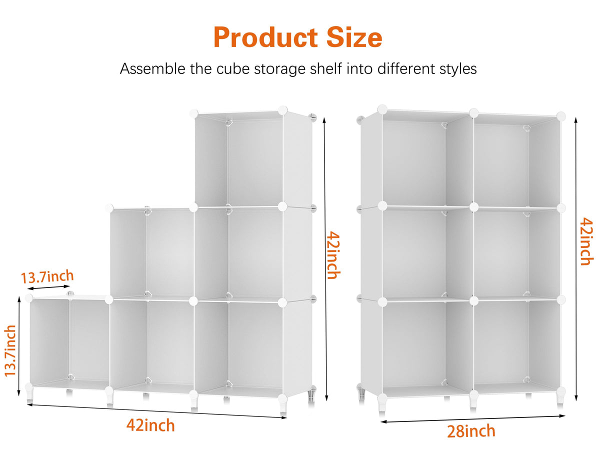 HOMIDEC sturdy metal frame provides durable support for everyday items