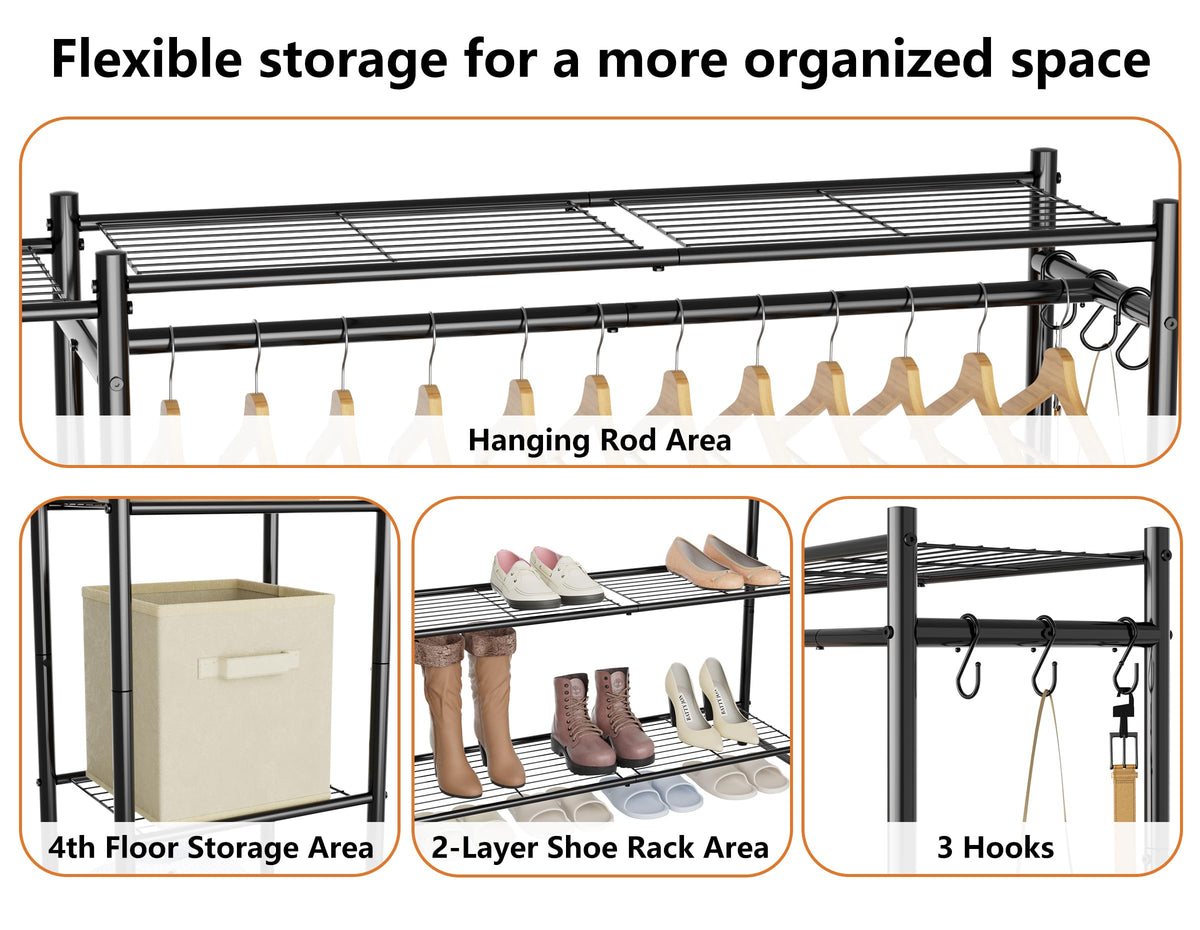 HOMIDEC Wardrobe Closet suitable for bedrooms entrances and nurseries