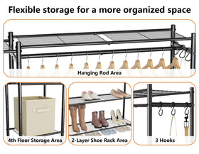 HOMIDEC Wardrobe Closet suitable for bedrooms entrances and nurseries