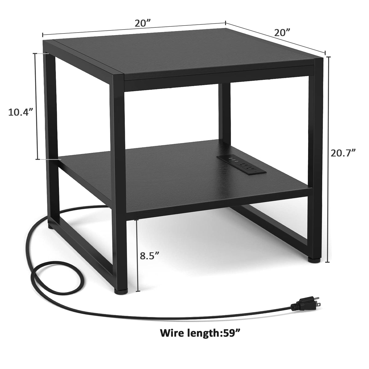 Homieasy end table dorms or offices use scenario