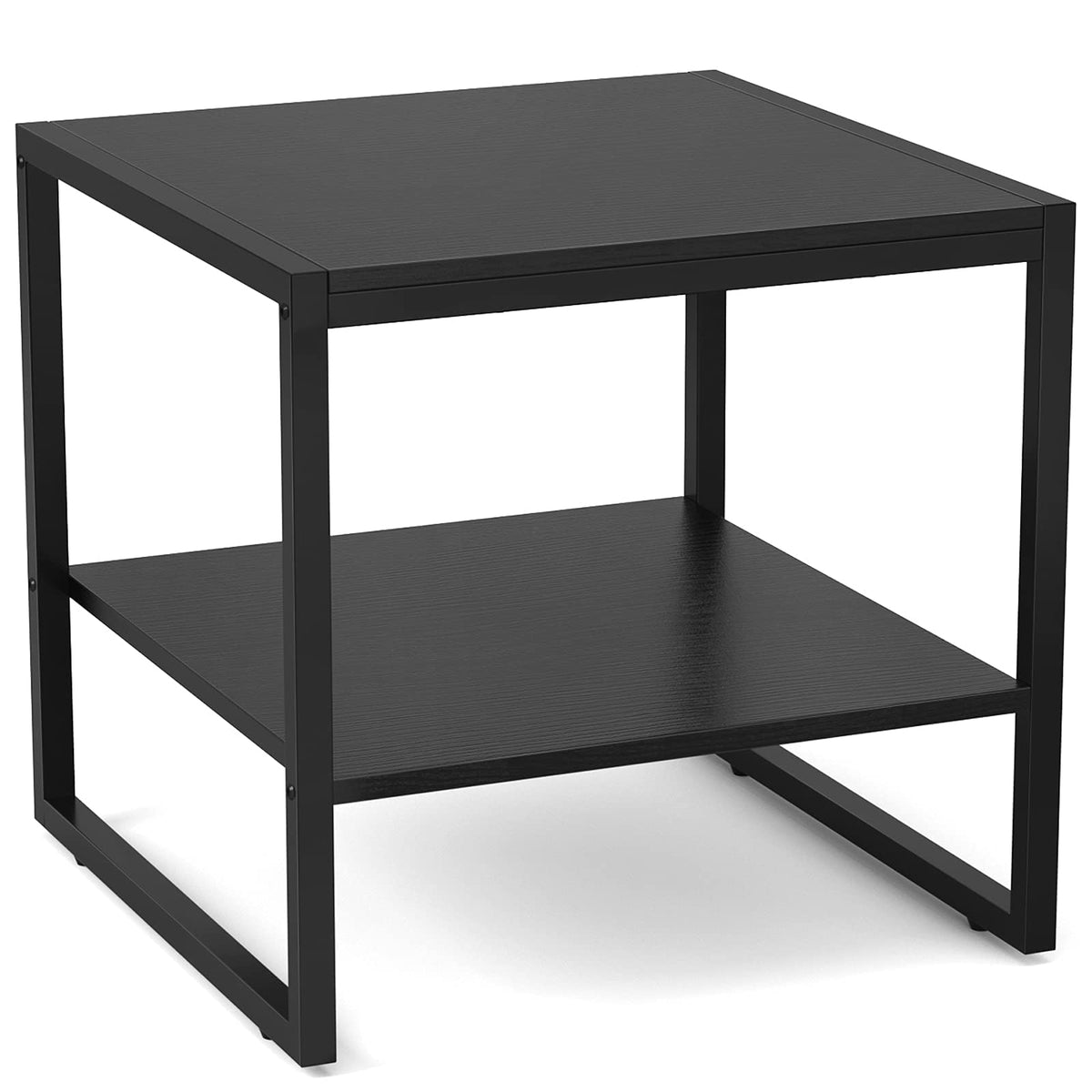 Homieasy End Table top view with 20x20 inch surface ideal for drinks or lamps