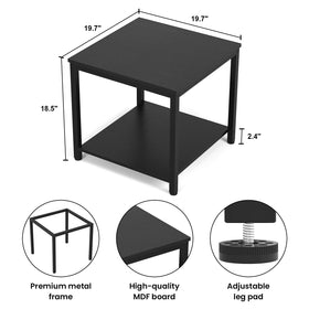 Homieasy side table leg pads prevent wobble and floor damage