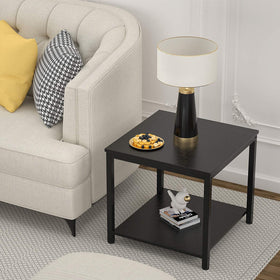 Homieasy side table surface resists scratches and cleans easily