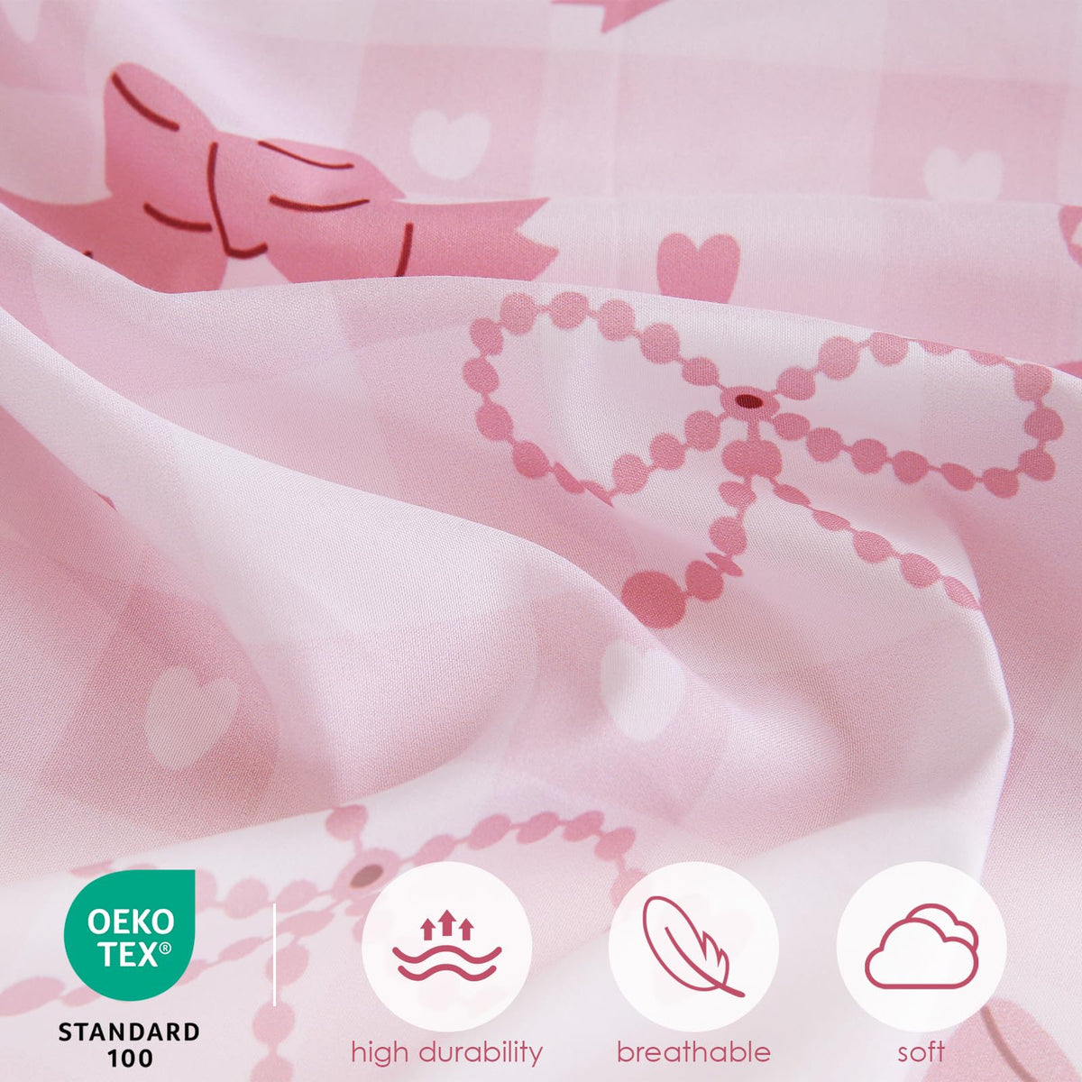 Homilay all-season warmth with comforter and sheets for year-round cozy sleep.