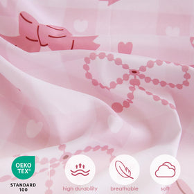 Homilay all-season warmth with comforter and sheets for year-round cozy sleep.