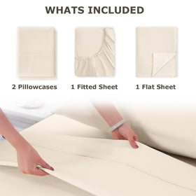 Homilay wrinkle-free finish demonstrates easy care and crisp look