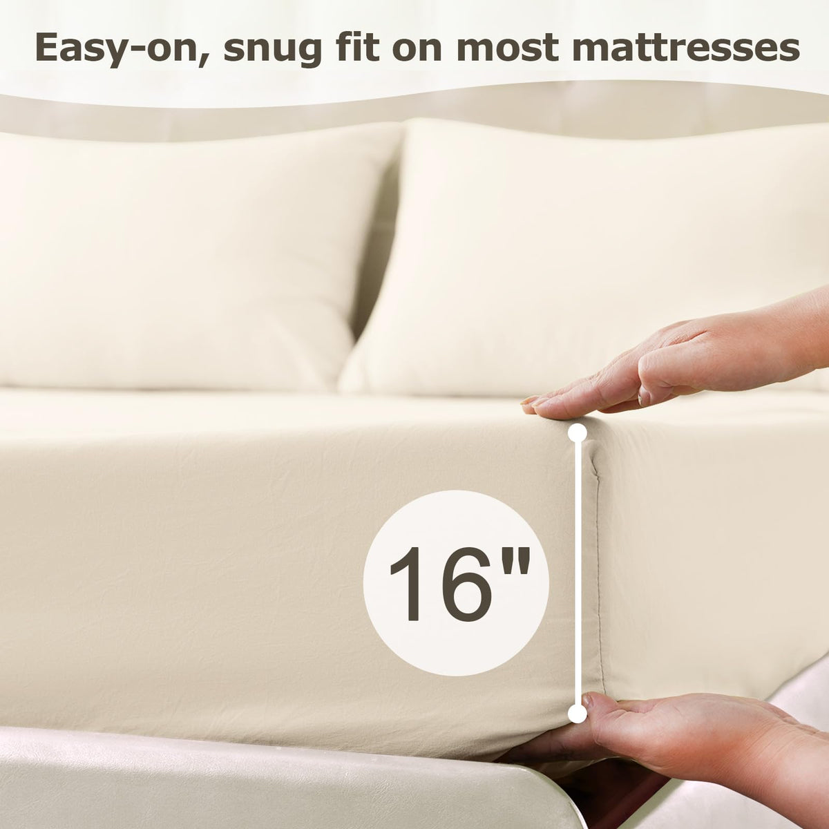 Homilay microfiber sheets feel soft and durable after washing