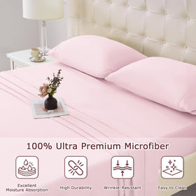 Homilay wrinkle-free pillowcase maintaining smooth, tidy bedding.