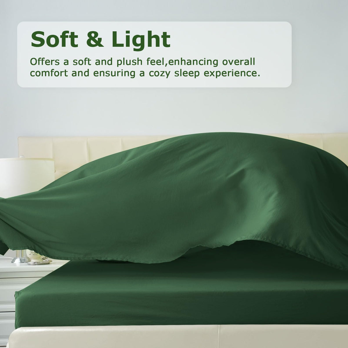 Homilay queen-size fitted sheet 60x80 with 16-pocket secure fit