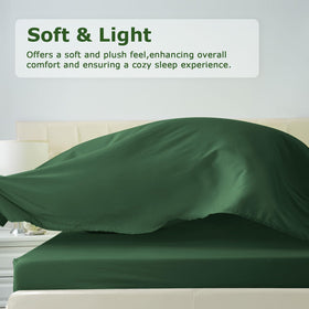 Homilay queen-size fitted sheet 60x80 with 16-pocket secure fit