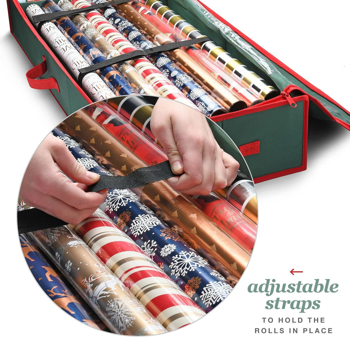 Homior Premium Wrap Organizer large front pocket for accessories