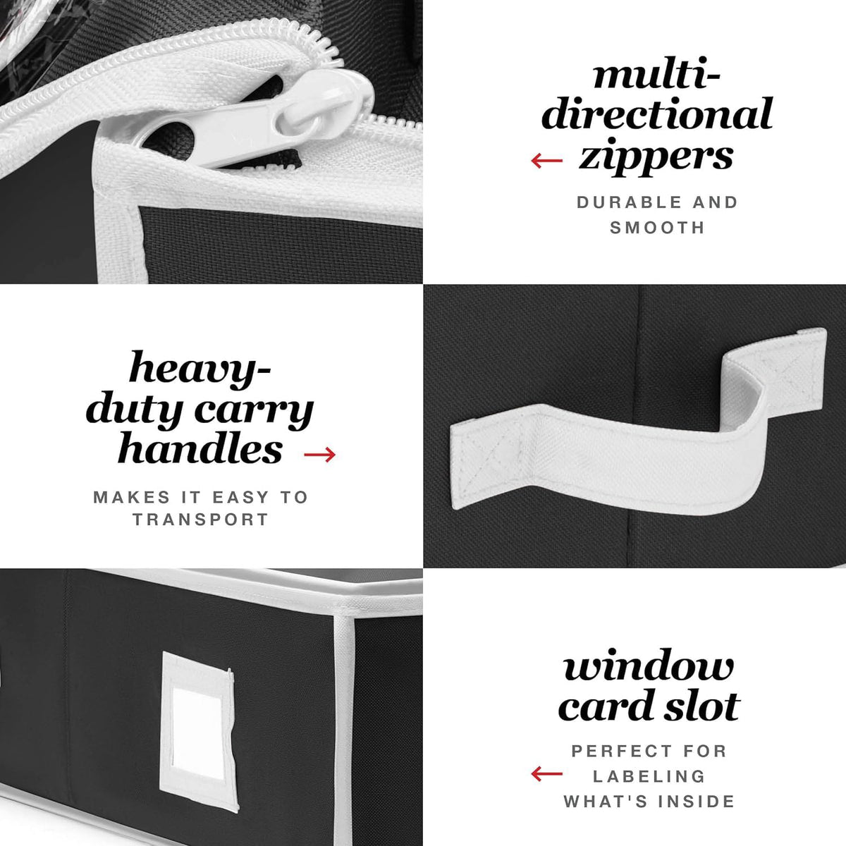 Homior heavy-duty fabric wrap organizer resists tearing for long-term use