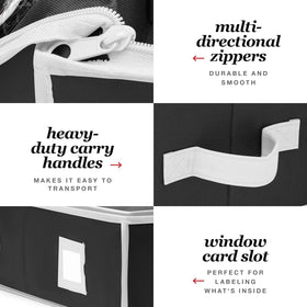 Homior heavy-duty fabric wrap organizer resists tearing for long-term use
