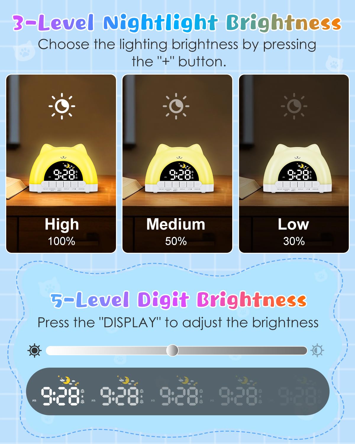 Child lock ensures simple, secure use by little hands.