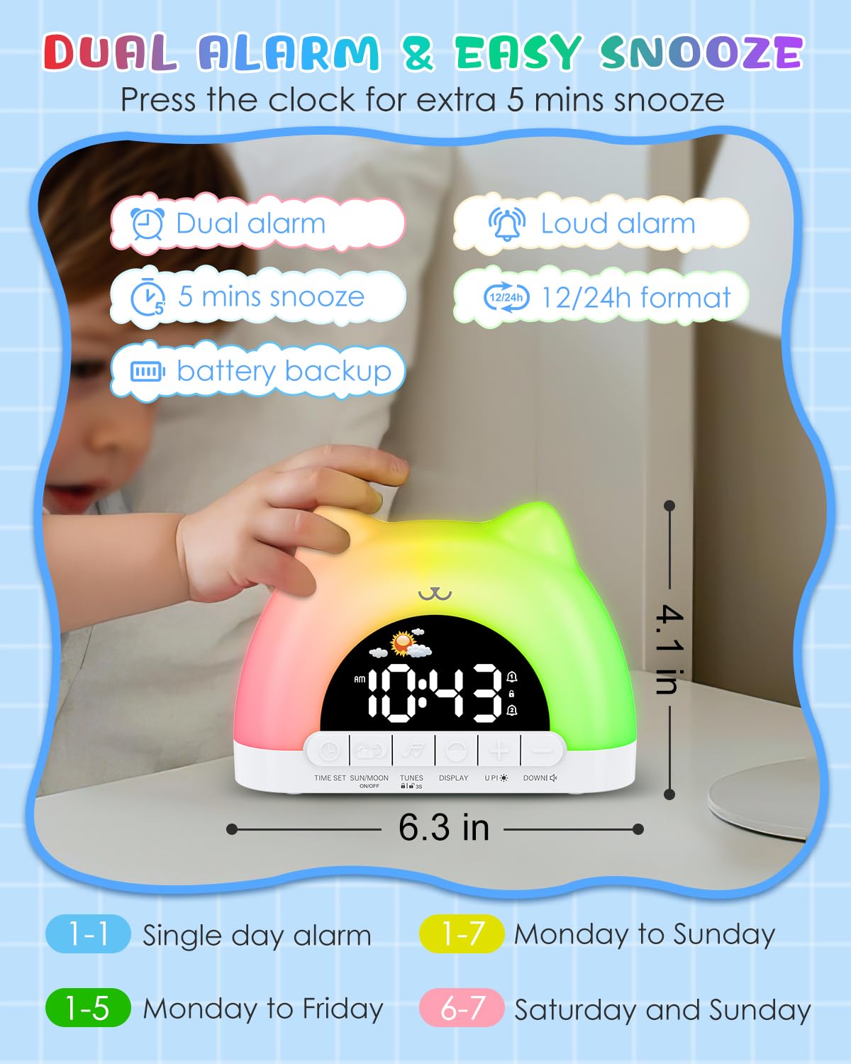 Type-C power with USB output keeps devices charged.