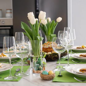 Homjoy glass cylinder vases collection for versatile decor in any setting.