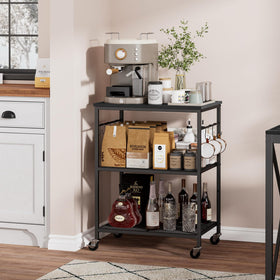 Homleke cart compact design fits small kitchens, apartments, and dorms