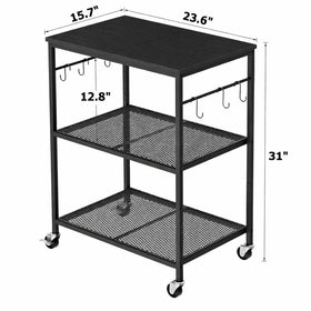 Homleke cart hooks provide versatile hanging storage for utensils and towels
