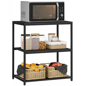Homleke Bakers rack or workbench offers versatile storage.