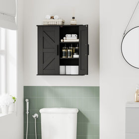 Homleke two barn doors creating a tidy look when closed