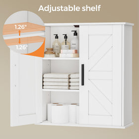 Homleke wall-mounted storage frees floor space for easier cleaning.