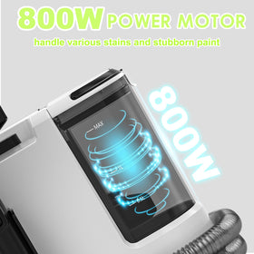 HOMLOVE 800W motor inside view demonstrates strong cleaning performance