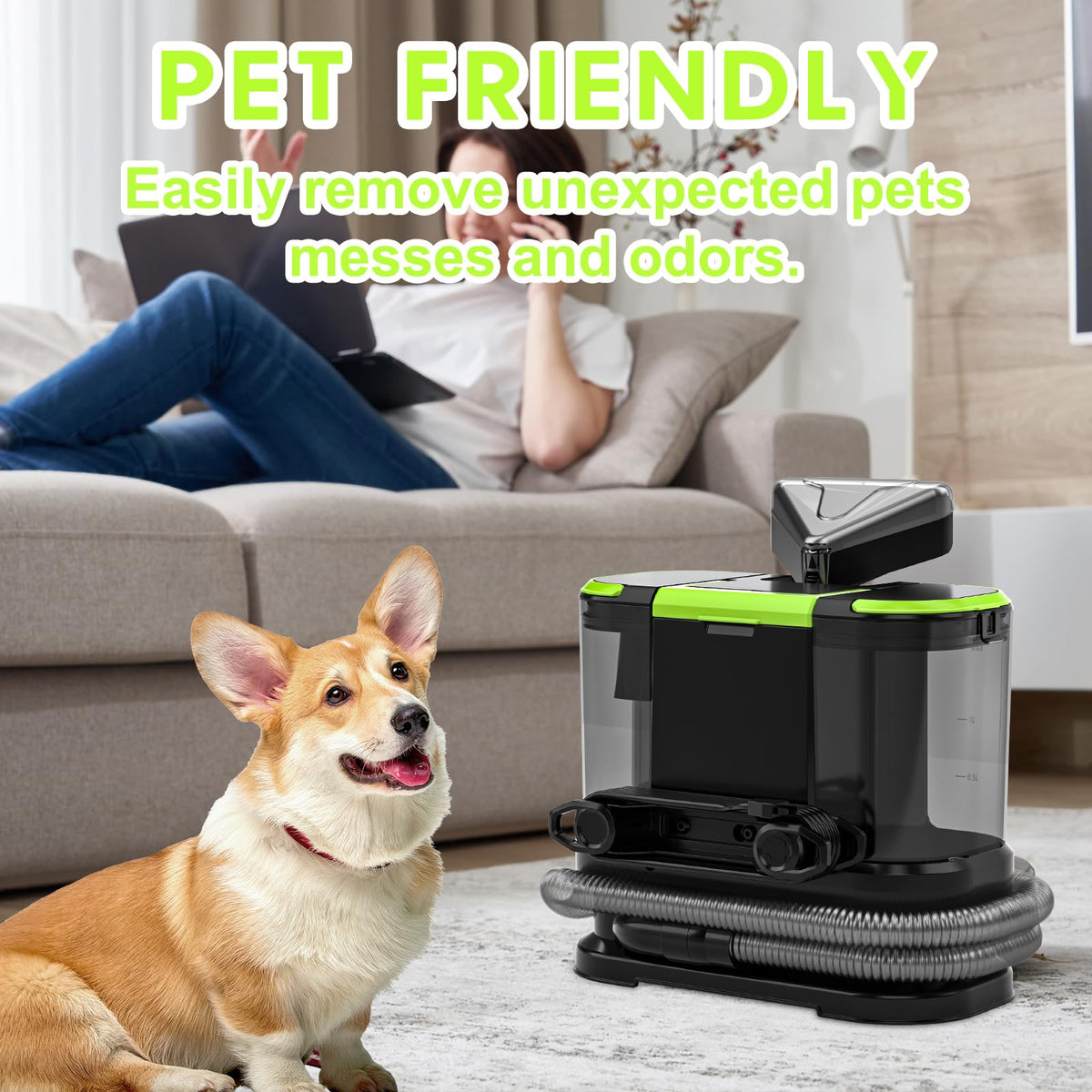 HOMLOVE lightweight design reduces fatigue during cleaning