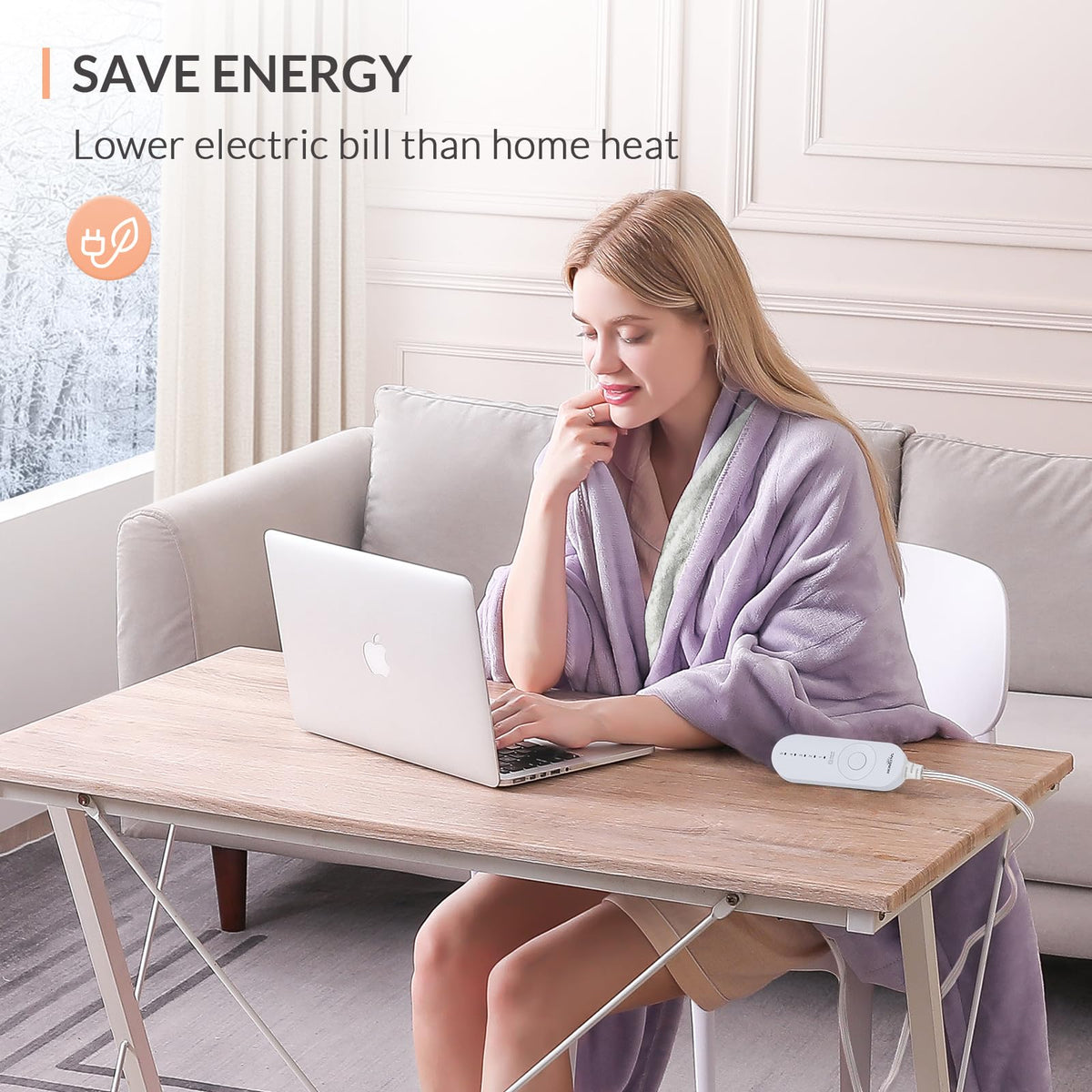 HOMLYNS LuxeHeat interior wiring highlights even heat distribution