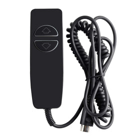 Hommoat compatibility image shows 5-pin plug compatibility with most lift chairs.
