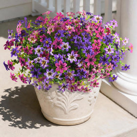 Hommyea outdoor artificial flowers with colorful blooms for year-round color.