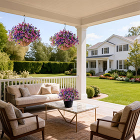 Hommyea UV-resistant blooms stay vibrant under sun and weather.