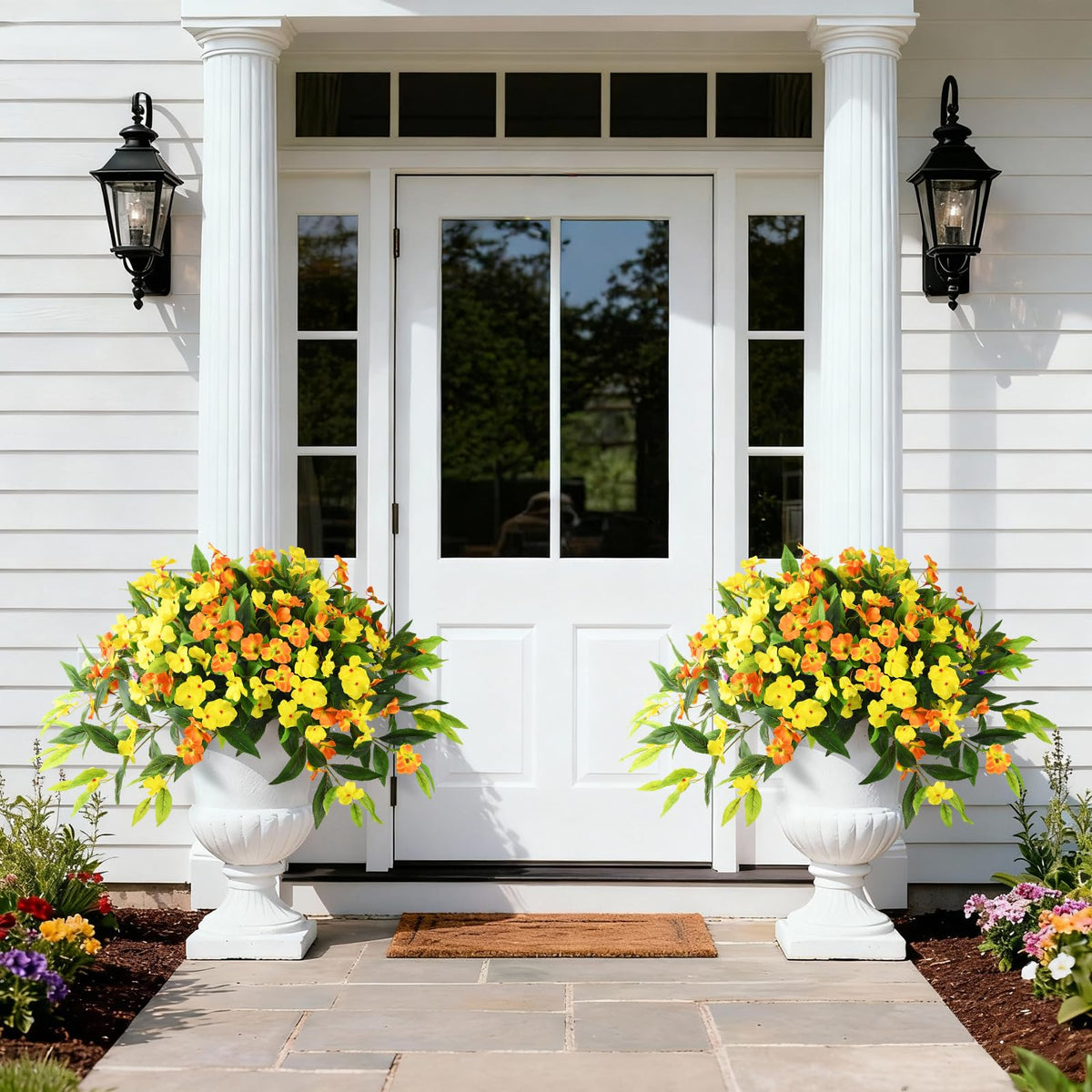 Hommyea flexible-stem artificial flowers for DIY bouquets and borders.