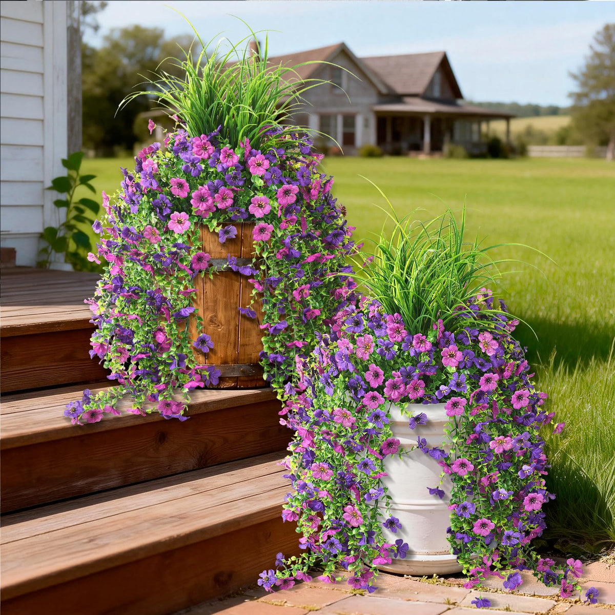 Hommyea garden yard decoration ideas without watering